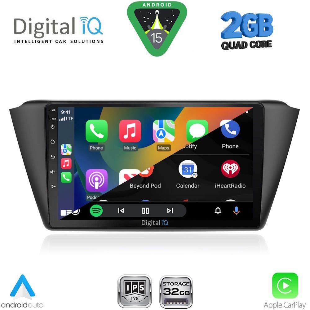 DIGITAL IQ RSD 1582_CPA (9inc) MULTIMEDIA TABLET for SKODA FABIA mod. 2015-2022 DIGITAL IQ RSD 1582_CPA (9inc) MULTIMEDIA TABLET for SKODA FABIA mod. 2015-2022