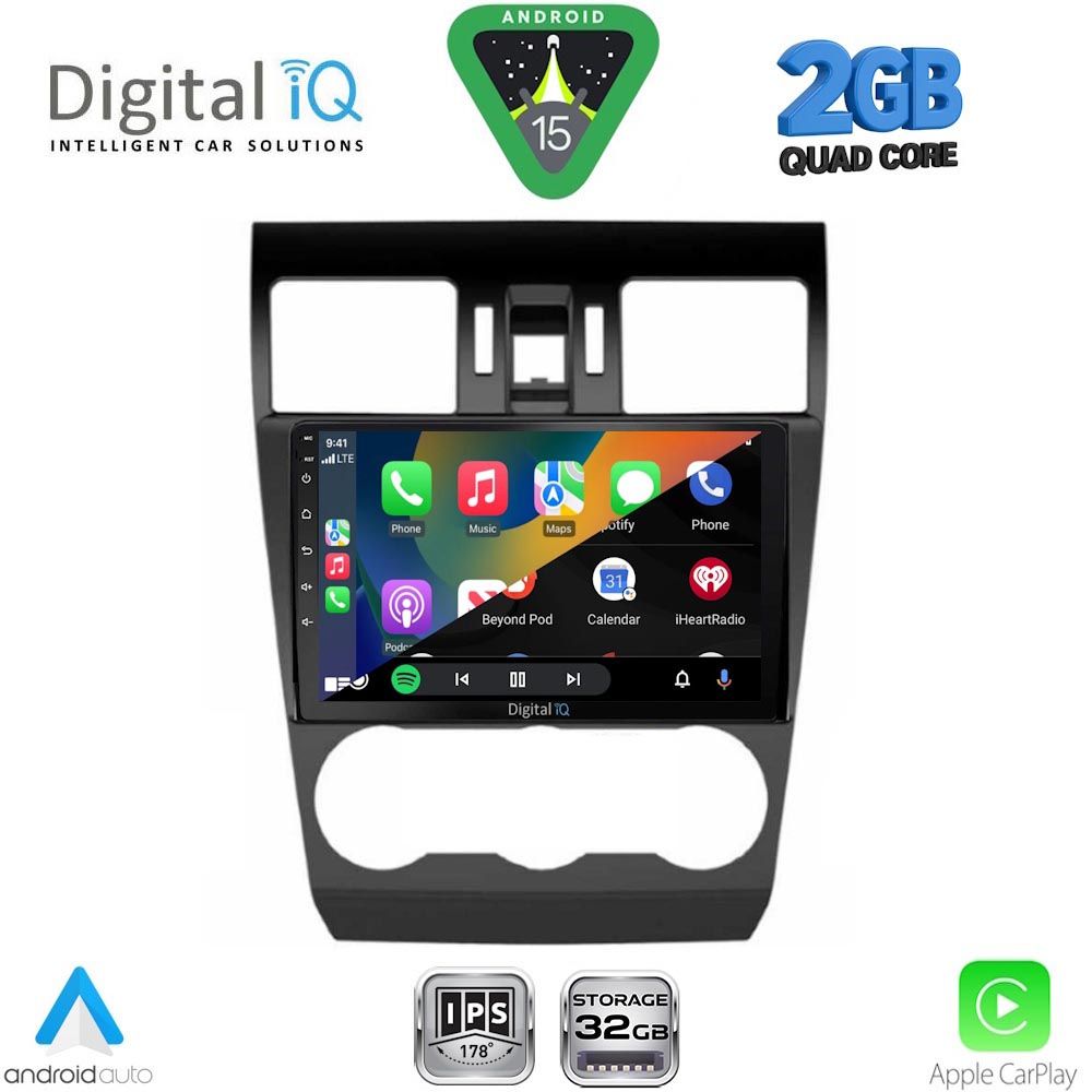 DIGITAL IQ RSD 1663_CPA (9inc) MULTIMEDIA TABLET for SUBARU FORESTER - IMPREZA - XV mod. 2013-2019 DIGITAL IQ RSD 1663_CPA (9inc) MULTIMEDIA TABLET for SUBARU FORESTER - IMPREZA - XV mod. 2013-2019