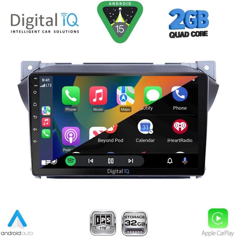 DIGITAL IQ RSD 1670_CPA (9inc) MULTIMEDIA TABLET for SUZUKI ALTO - NISSAN PIXO mod. 2009-2014 DIGITAL IQ RSD 1670_CPA (9inc) MULTIMEDIA TABLET for SUZUKI ALTO - NISSAN PIXO mod. 2009-2014