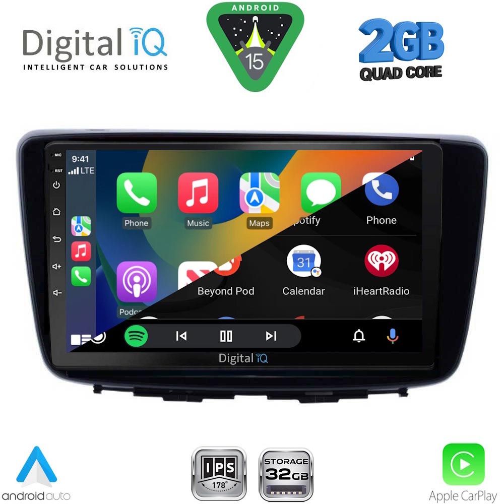 DIGITAL IQ RSD 1672_CPA (9inc) MULTIMEDIA TABLET for SUZUKI BALENO mod. 2016-2022 DIGITAL IQ RSD 1672_CPA (9inc) MULTIMEDIA TABLET for SUZUKI BALENO mod. 2016-2022