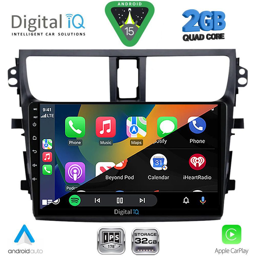 DIGITAL IQ RSD 1674_CPA (9inc) MULTIMEDIA TABLET for SUZUKI CELERIO mod. 2015-2021 DIGITAL IQ RSD 1674_CPA (9inc) MULTIMEDIA TABLET for SUZUKI CELERIO mod. 2015-2021