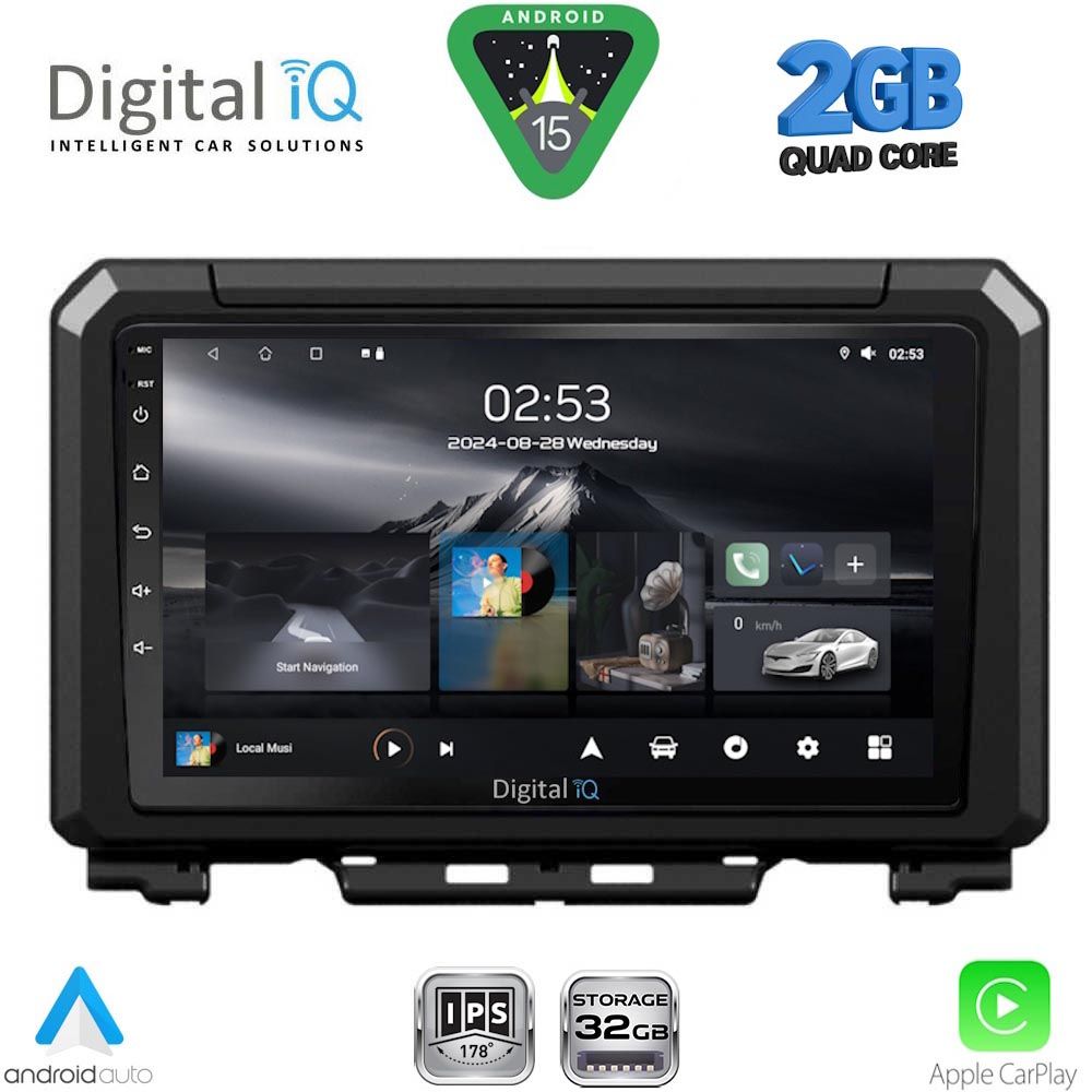 DIGITAL IQ RSD 1679_CPA (9inc) MULTIMEDIA TABLET for SUZUKI JIMNY mod. 2017-2026 DIGITAL IQ RSD 1679_CPA (9inc) MULTIMEDIA TABLET for SUZUKI JIMNY mod. 2017-2026