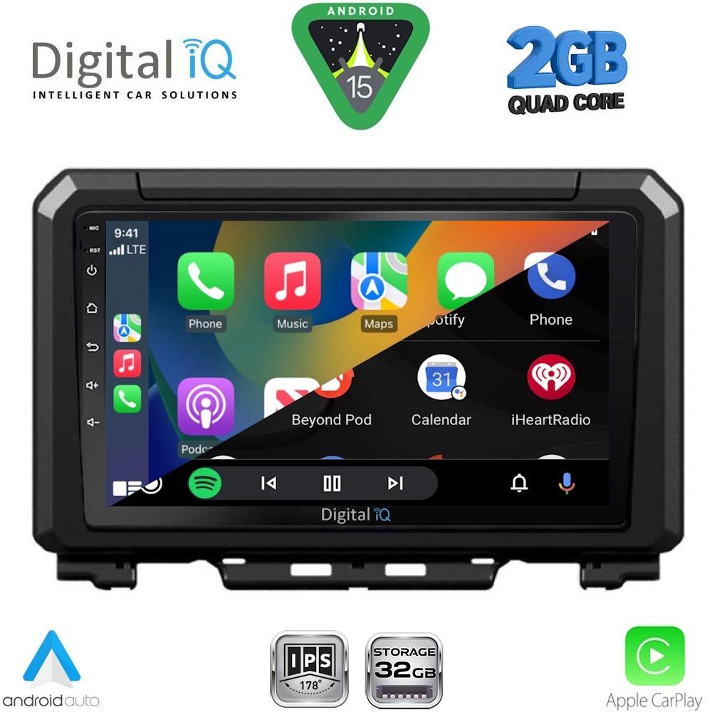 DIGITAL IQ RSD 1679_CPA (9inc) MULTIMEDIA TABLET for SUZUKI JIMNY mod. 2017-2026 DIGITAL IQ RSD 1679_CPA (9inc) MULTIMEDIA TABLET for SUZUKI JIMNY mod. 2017-2026