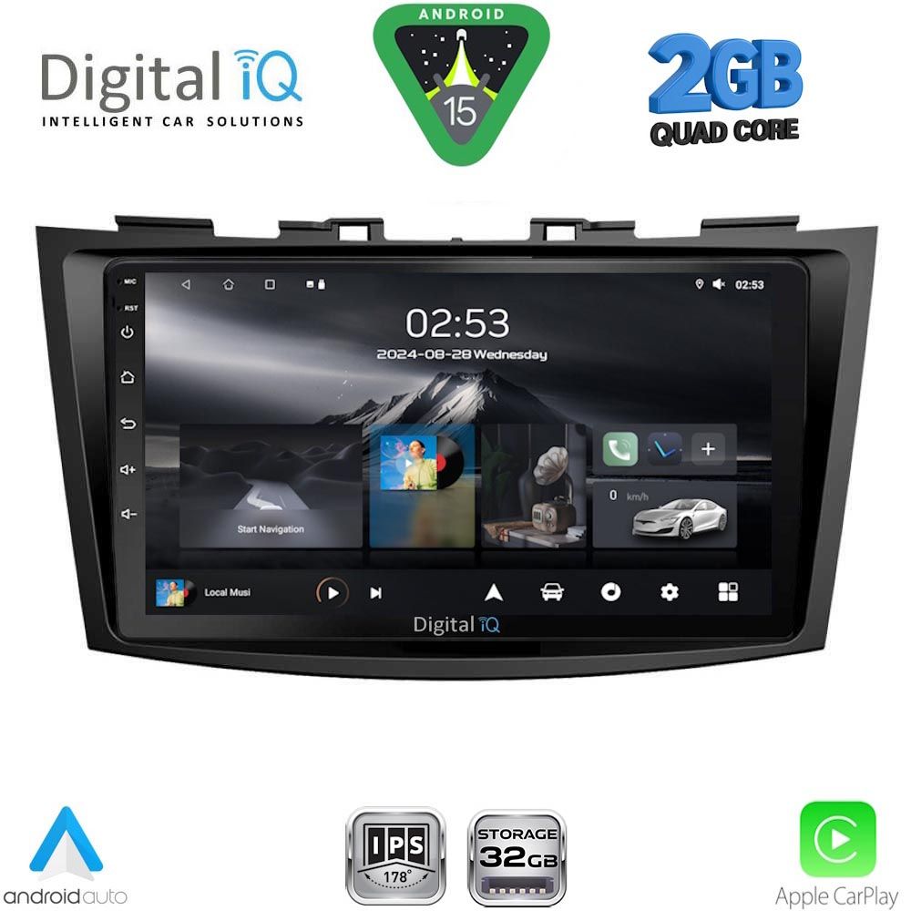 DIGITAL IQ RSD 1685_CPA (9inc) MULTIMEDIA TABLET for SUZUKI SWIFT mod. 2011-2016 DIGITAL IQ RSD 1685_CPA (9inc) MULTIMEDIA TABLET for SUZUKI SWIFT mod. 2011-2016