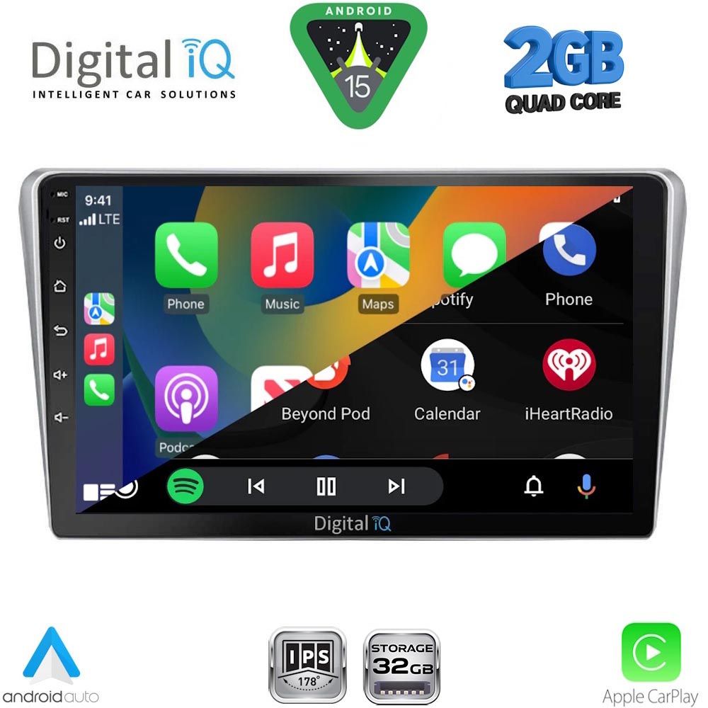DIGITAL IQ RSD 1704SL_CPA (9inc) MULTIMEDIA TABLET for TOYOTA AVENSIS (T25) mod. 2003-2009 (SILVER) DIGITAL IQ RSD 1704SL_CPA (9inc) MULTIMEDIA TABLET for TOYOTA AVENSIS (T25) mod. 2003-2009 (SILVER)