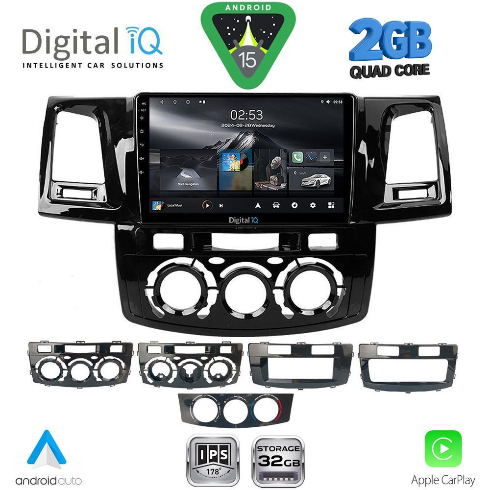 DIGITAL IQ RSD 1720_CPA (9inc) MULTIMEDIA TABLET for TOYOTA HILUX mod. 2005-2016 DIGITAL IQ RSD 1720_CPA (9inc) MULTIMEDIA TABLET for TOYOTA HILUX mod. 2005-2016