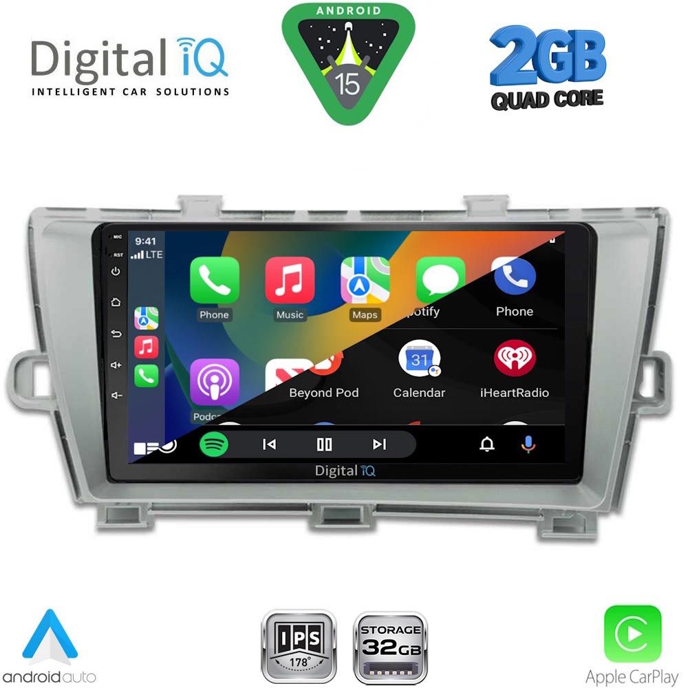 DIGITAL IQ RSD 1726SL_CPA (9inc) MULTIMEDIA TABLET for TOYOTA PRIUS mod. 2009-2015 (SILVER) DIGITAL IQ RSD 1726SL_CPA (9inc) MULTIMEDIA TABLET for TOYOTA PRIUS mod. 2009-2015 (SILVER)