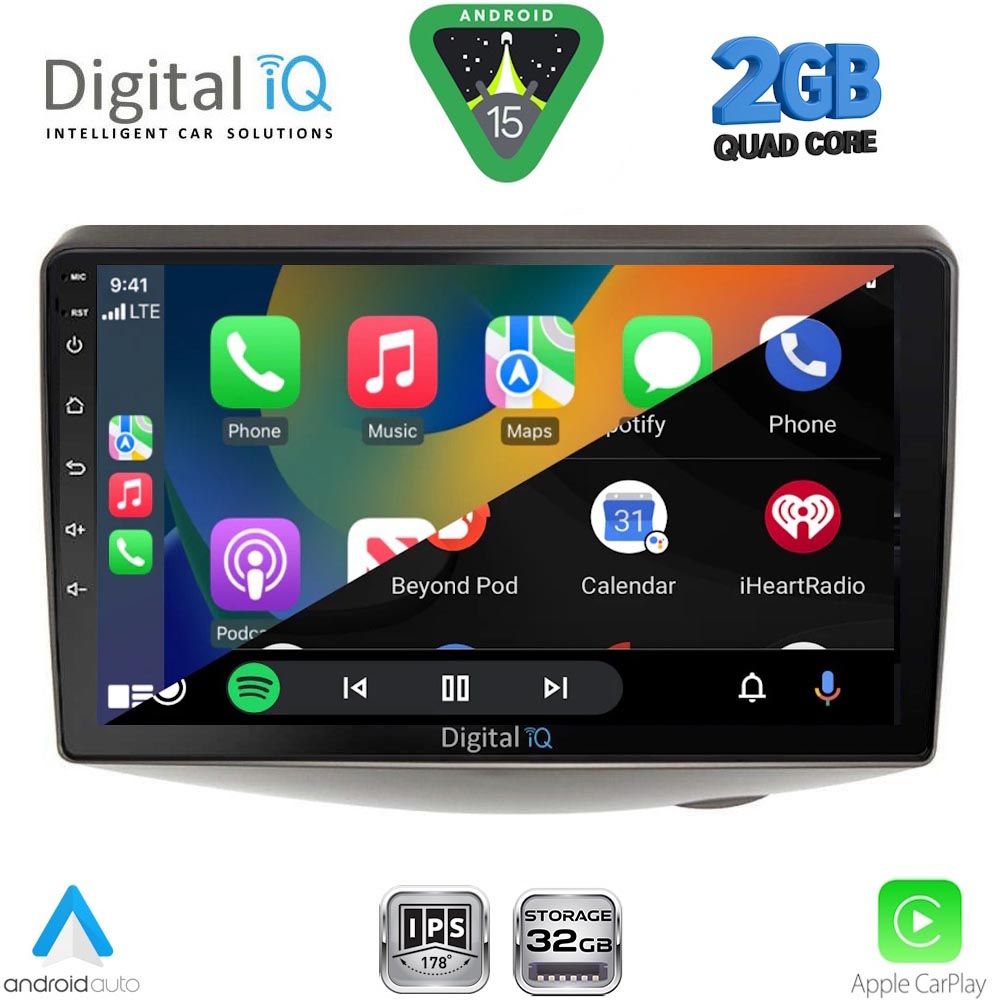 DIGITAL IQ RSD 1735_CPA (9inc) MULTIMEDIA TABLET for TOYOTA YARIS mod. 1999-2006 DIGITAL IQ RSD 1735_CPA (9inc) MULTIMEDIA TABLET for TOYOTA YARIS mod. 1999-2006