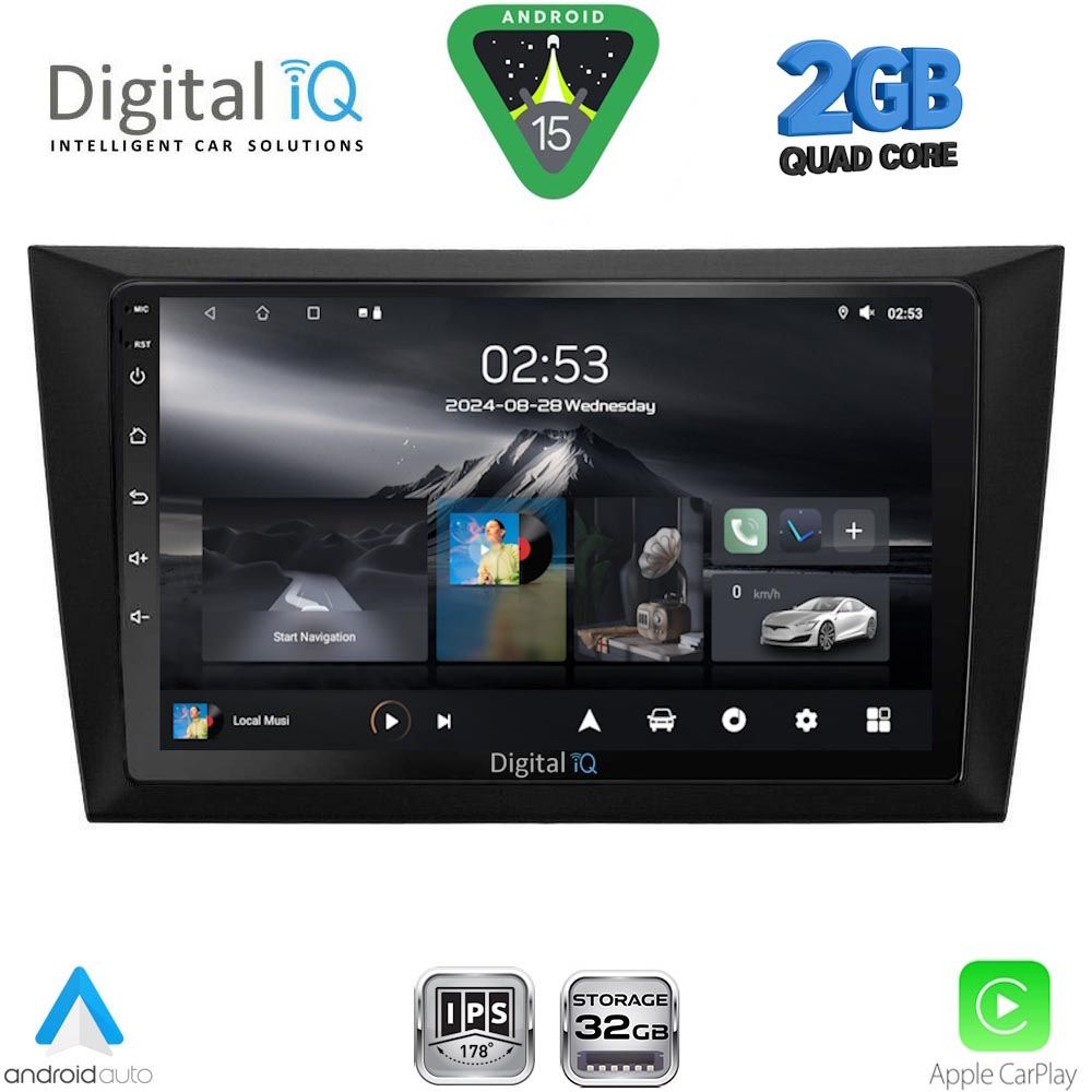 DIGITAL IQ RSD 1746_CPA (9inc) MULTIMEDIA TABLET for GOLF 6 mod. 2009-2012 DIGITAL IQ RSD 1746_CPA (9inc) MULTIMEDIA TABLET for GOLF 6 mod. 2009-2012