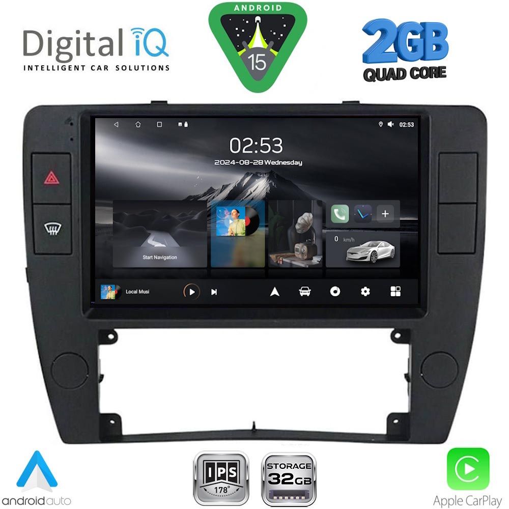 DIGITAL IQ RSD 1749_CPA (9inc) MULTIMEDIA TABLET for VW PASSAT mod. 2000-2005 DIGITAL IQ RSD 1749_CPA (9inc) MULTIMEDIA TABLET for VW PASSAT mod. 2000-2005