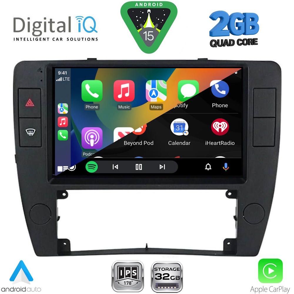 DIGITAL IQ RSD 1749_CPA (9inc) MULTIMEDIA TABLET for VW PASSAT mod. 2000-2005 DIGITAL IQ RSD 1749_CPA (9inc) MULTIMEDIA TABLET for VW PASSAT mod. 2000-2005
