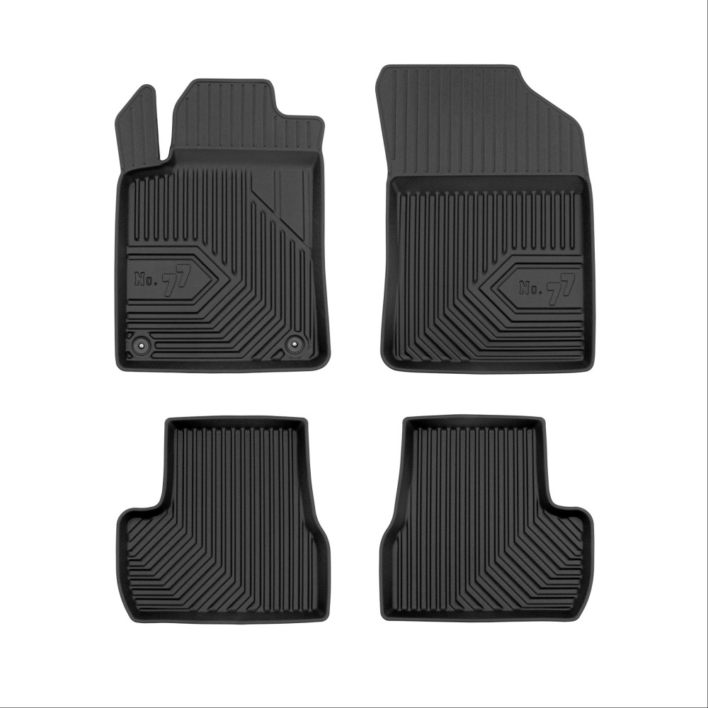 Πατάκια Αυτοκινήτου No77 Σκαφάκια για Citroen C3 II 2009-2016 4τμχ Frogum Πατάκια Αυτοκινήτου No77 Σκαφάκια για Citroen C3 II 2009-2016 4τμχ Frogum