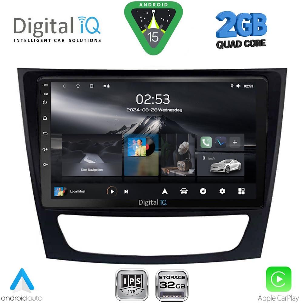 DIGITAL IQ RSD 1408_CPA (9inc) MULTIMEDIA TABLET for MERCEDES E (W211) – CLS (W219) mod. 2003-2009 DIGITAL IQ RSD 1408_CPA (9inc) MULTIMEDIA TABLET for MERCEDES E (W211) – CLS (W219) mod. 2003-2009