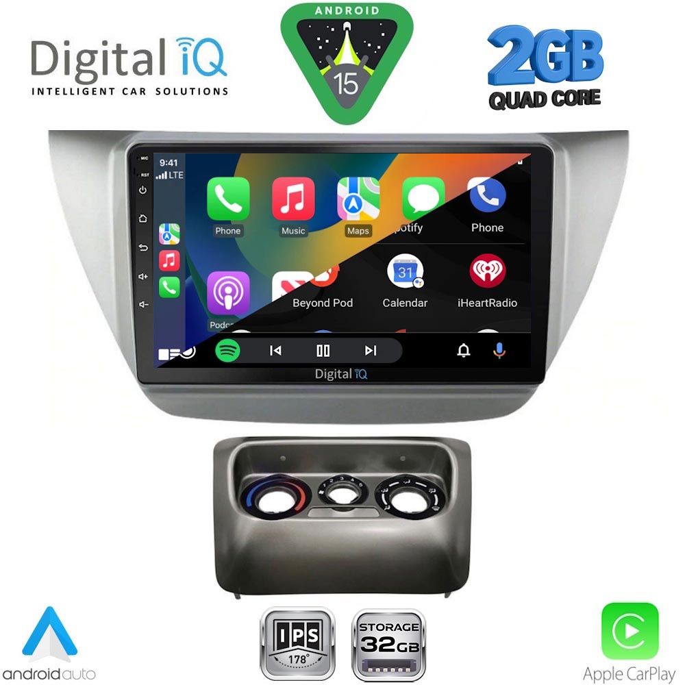 DIGITAL IQ RSD 1433_CPA (9inc) MULTIMEDIA TABLET for MITSUBISHI LANCER mod. 2000-2007 DIGITAL IQ RSD 1433_CPA (9inc) MULTIMEDIA TABLET for MITSUBISHI LANCER mod. 2000-2007
