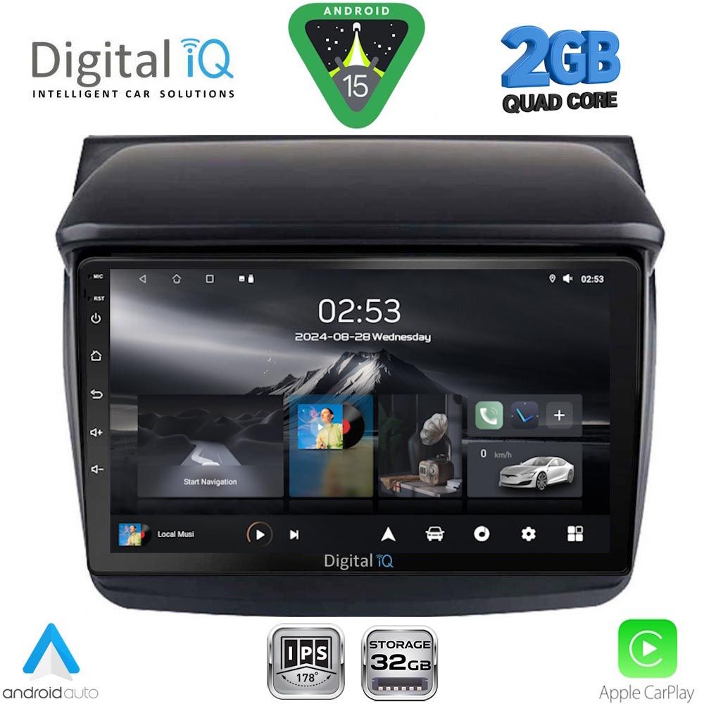 DIGITAL IQ RSD 1436_CPA (9inc) MULTIMEDIA TABLET for MITSUBISHI L200 mod. 2006-2015 DIGITAL IQ RSD 1436_CPA (9inc) MULTIMEDIA TABLET for MITSUBISHI L200 mod. 2006-2015