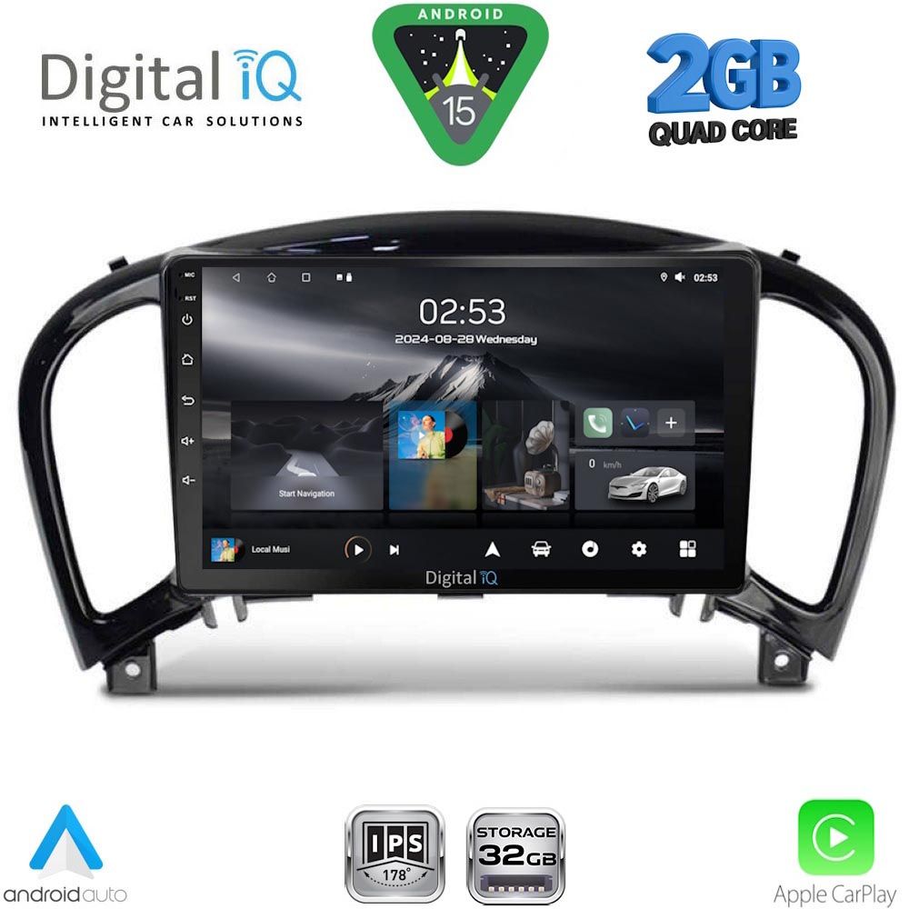 DIGITAL IQ RSD 1452_CPA (9inc) MULTIMEDIA TABLET for NISSAN JUKE mod. 2009-2020 DIGITAL IQ RSD 1452_CPA (9inc) MULTIMEDIA TABLET for NISSAN JUKE mod. 2009-2020