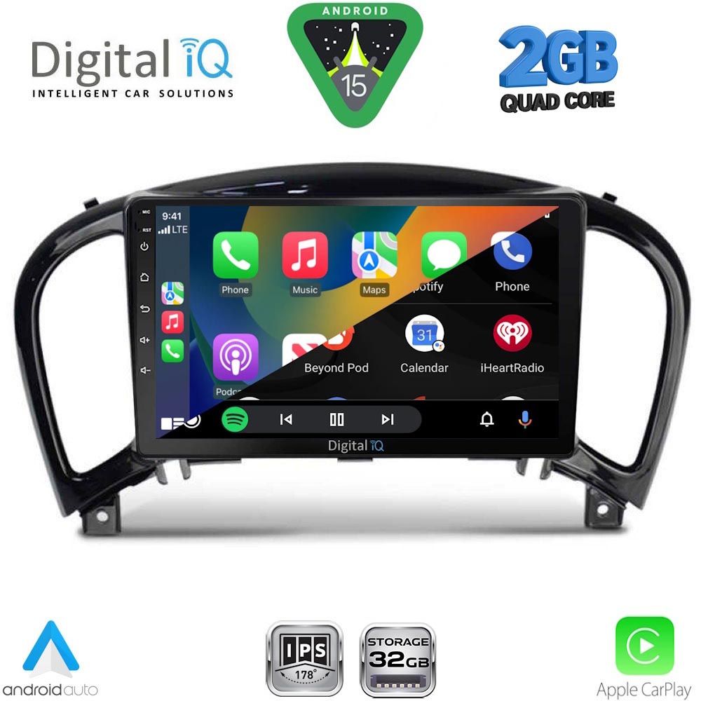 DIGITAL IQ RSD 1452_CPA (9inc) MULTIMEDIA TABLET for NISSAN JUKE mod. 2009-2020 DIGITAL IQ RSD 1452_CPA (9inc) MULTIMEDIA TABLET for NISSAN JUKE mod. 2009-2020