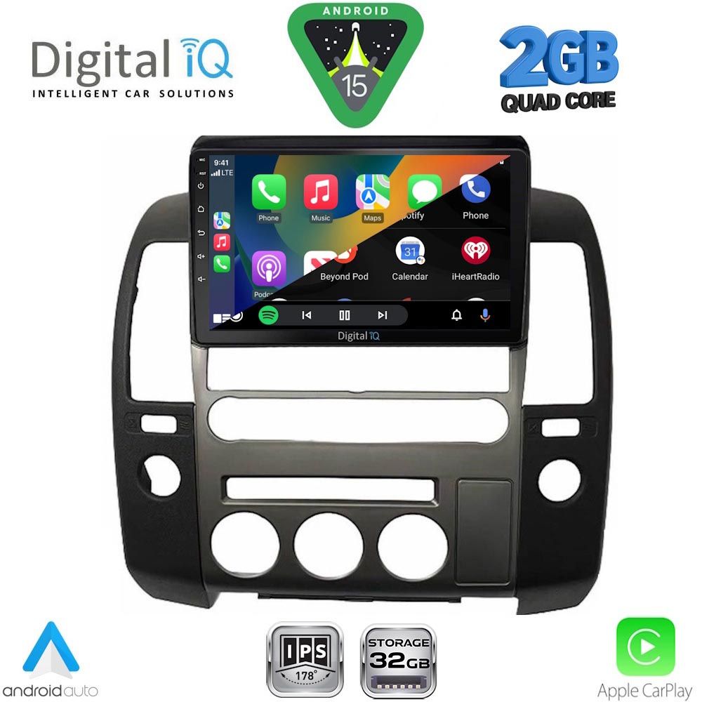 DIGITAL IQ RSD 1454_CPA (ORIG.NAVI) (9inc) MULTIMEDIA TABLET for NISSAN NAVARA D40 mod. 2006-2016 με Original Navi DIGITAL IQ RSD 1454_CPA (ORIG.NAVI) (9inc) MULTIMEDIA TABLET for NISSAN NAVARA D40 mod. 2006-2016 με Original Navi