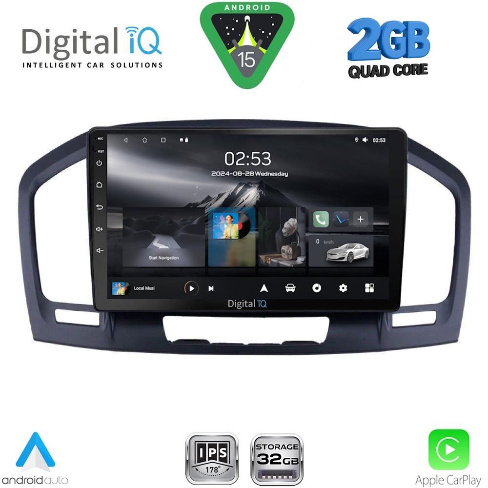 DIGITAL IQ RSD 1491BL_CPA (9inc) MULTIMEDIA TABLET for OPEL INSIGNIA mod.2008-2013 (BLACK) DIGITAL IQ RSD 1491BL_CPA (9inc) MULTIMEDIA TABLET for OPEL INSIGNIA mod.2008-2013 (BLACK)