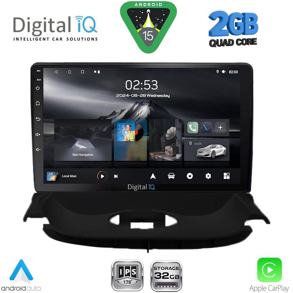 DIGITAL IQ RSD 1505_CPA (9inc) MULTIMEDIA TABLET for PEUGEOT 206 mod. 1998-2006 DIGITAL IQ RSD 1505_CPA (9inc) MULTIMEDIA TABLET for PEUGEOT 206 mod. 1998-2006