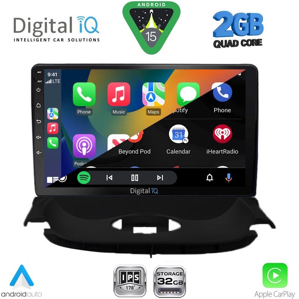DIGITAL IQ RSD 1505_CPA (9inc) MULTIMEDIA TABLET for PEUGEOT 206 mod. 1998-2006 DIGITAL IQ RSD 1505_CPA (9inc) MULTIMEDIA TABLET for PEUGEOT 206 mod. 1998-2006