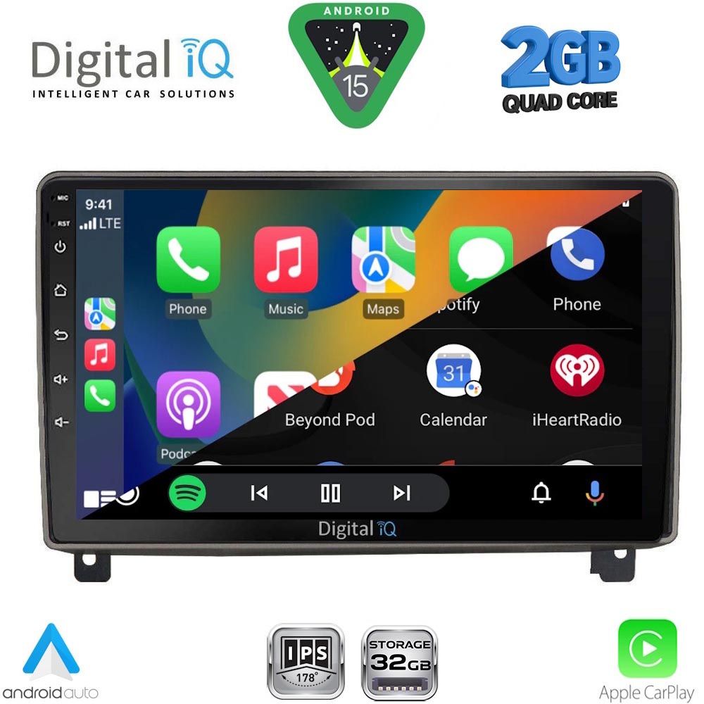DIGITAL IQ RSD 1517_CPA (9inc) MULTIMEDIA TABLET for PEUGEOT 407 mod. 2004-2011 DIGITAL IQ RSD 1517_CPA (9inc) MULTIMEDIA TABLET for PEUGEOT 407 mod. 2004-2011