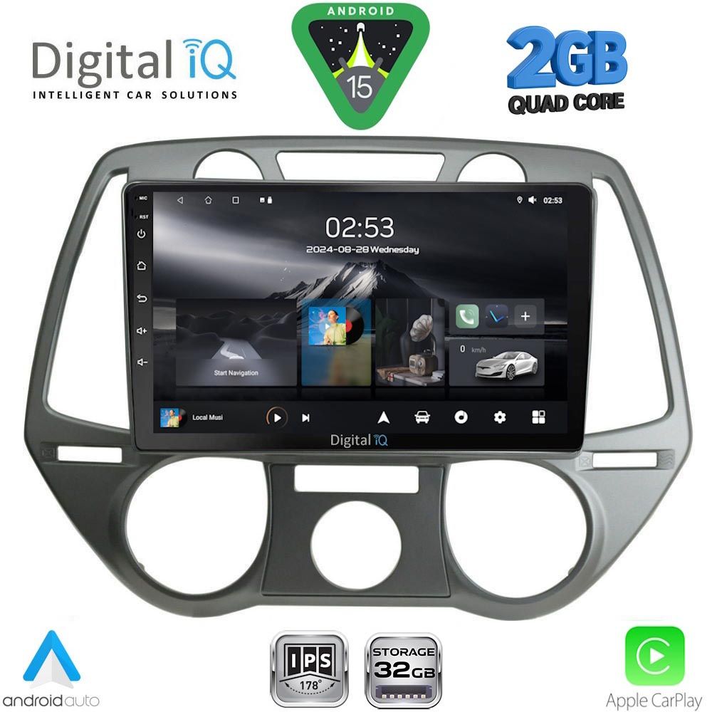 DIGITAL IQ RSD 1228_CPA A/C (9inc) MULTIMEDIA TABLET for HYUNDAI i20 mod. 2008-2012 DIGITAL IQ RSD 1228_CPA A/C (9inc) MULTIMEDIA TABLET for HYUNDAI i20 mod. 2008-2012
