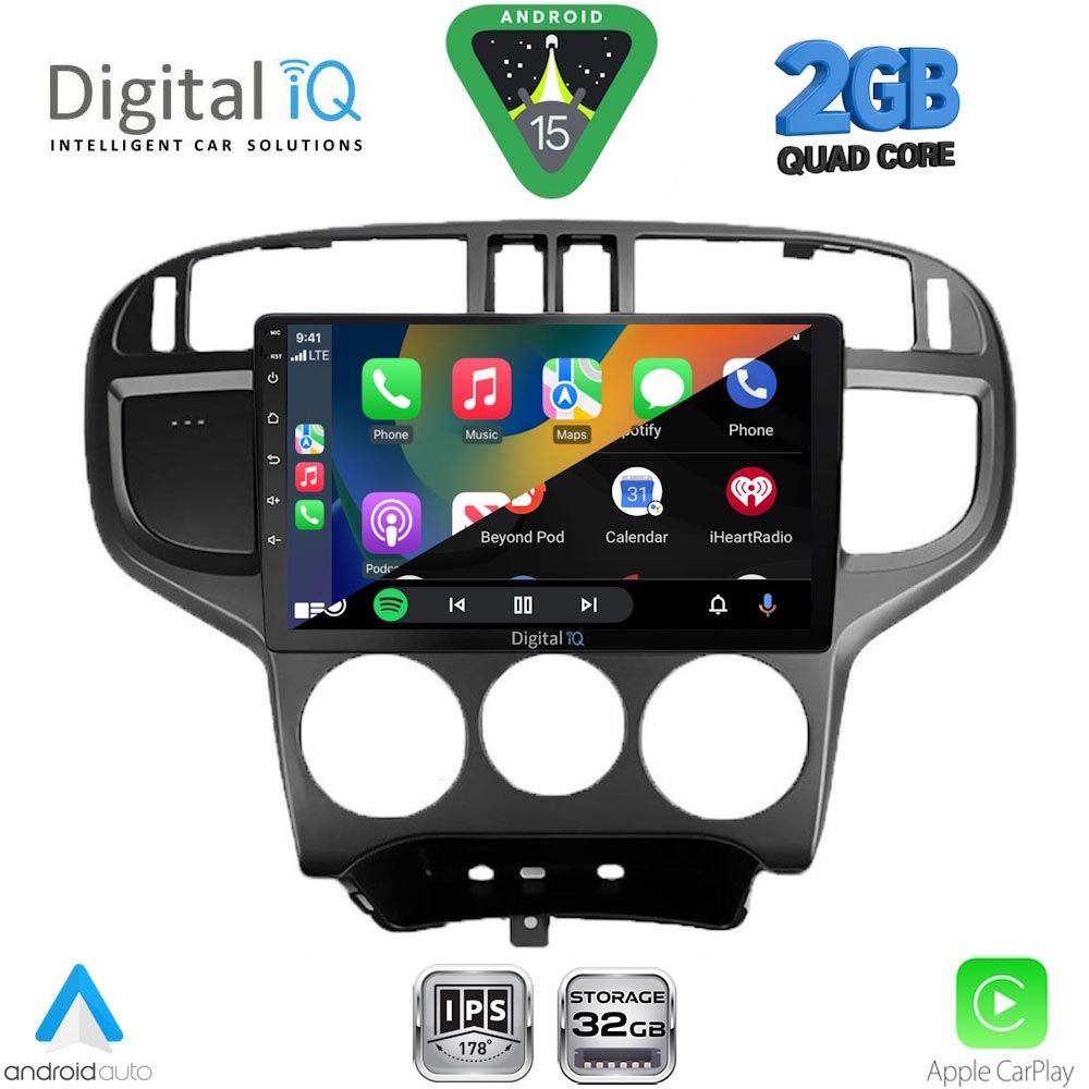 DIGITAL IQ RSD 1240_CPA (9inc) MULTIMEDIA TABLET for HYUNDAI MATRIX mod. 2001-2010 DIGITAL IQ RSD 1240_CPA (9inc) MULTIMEDIA TABLET for HYUNDAI MATRIX mod. 2001-2010
