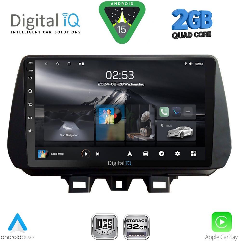 DIGITAL IQ RSD 1244_CPA (9inc) MULTIMEDIA TABLET for HYUNDAI TUCSON mod. 2019-2023 DIGITAL IQ RSD 1244_CPA (9inc) MULTIMEDIA TABLET for HYUNDAI TUCSON mod. 2019-2023