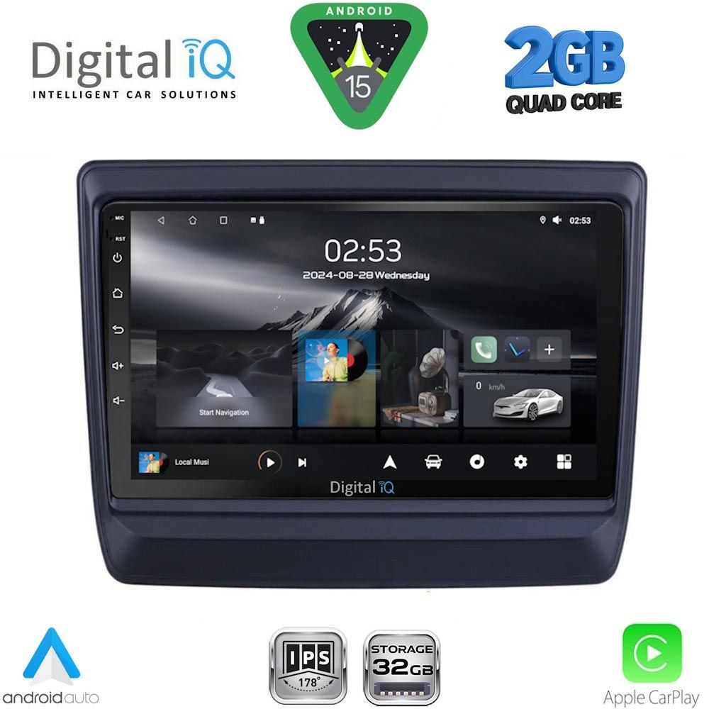 DIGITAL IQ RSD 1256_CPA (9inc) MULTIMEDIA TABLET for ISUZU DMAX mod. 2020-2026 DIGITAL IQ RSD 1256_CPA (9inc) MULTIMEDIA TABLET for ISUZU DMAX mod. 2020-2026