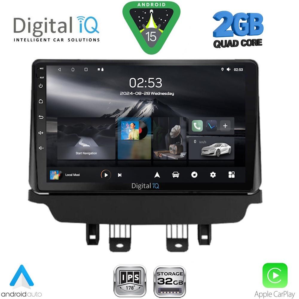 DIGITAL IQ RSD 1362_CPA (9inc) MULTIMEDIA TABLET for MAZDA 2 mod. 2014-2023 DIGITAL IQ RSD 1362_CPA (9inc) MULTIMEDIA TABLET for MAZDA 2 mod. 2014-2023