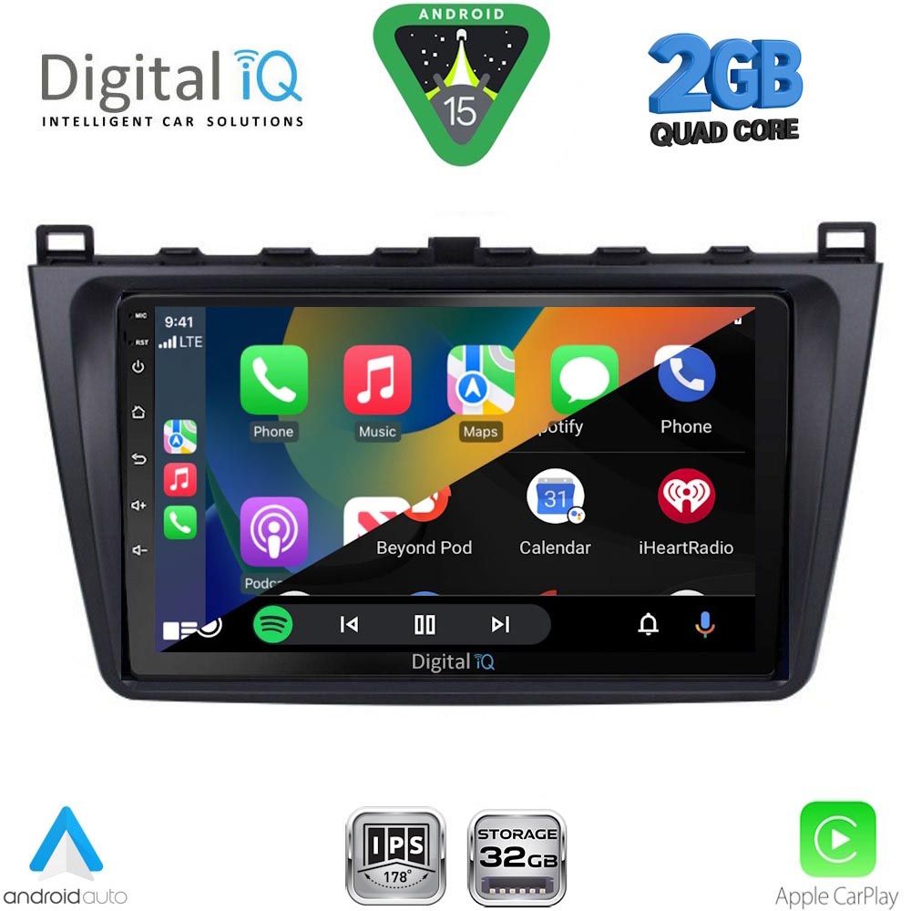 DIGITAL IQ RSD 1377_CPA (9inc) MULTIMEDIA TABLET for MAZDA 6 mod. 2008-2012 DIGITAL IQ RSD 1377_CPA (9inc) MULTIMEDIA TABLET for MAZDA 6 mod. 2008-2012