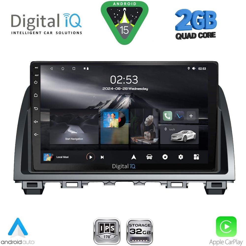 DIGITAL IQ RSD 1378_CPA (9inc) MULTIMEDIA TABLET for MAZDA 6 mod. 2012-2017 DIGITAL IQ RSD 1378_CPA (9inc) MULTIMEDIA TABLET for MAZDA 6 mod. 2012-2017