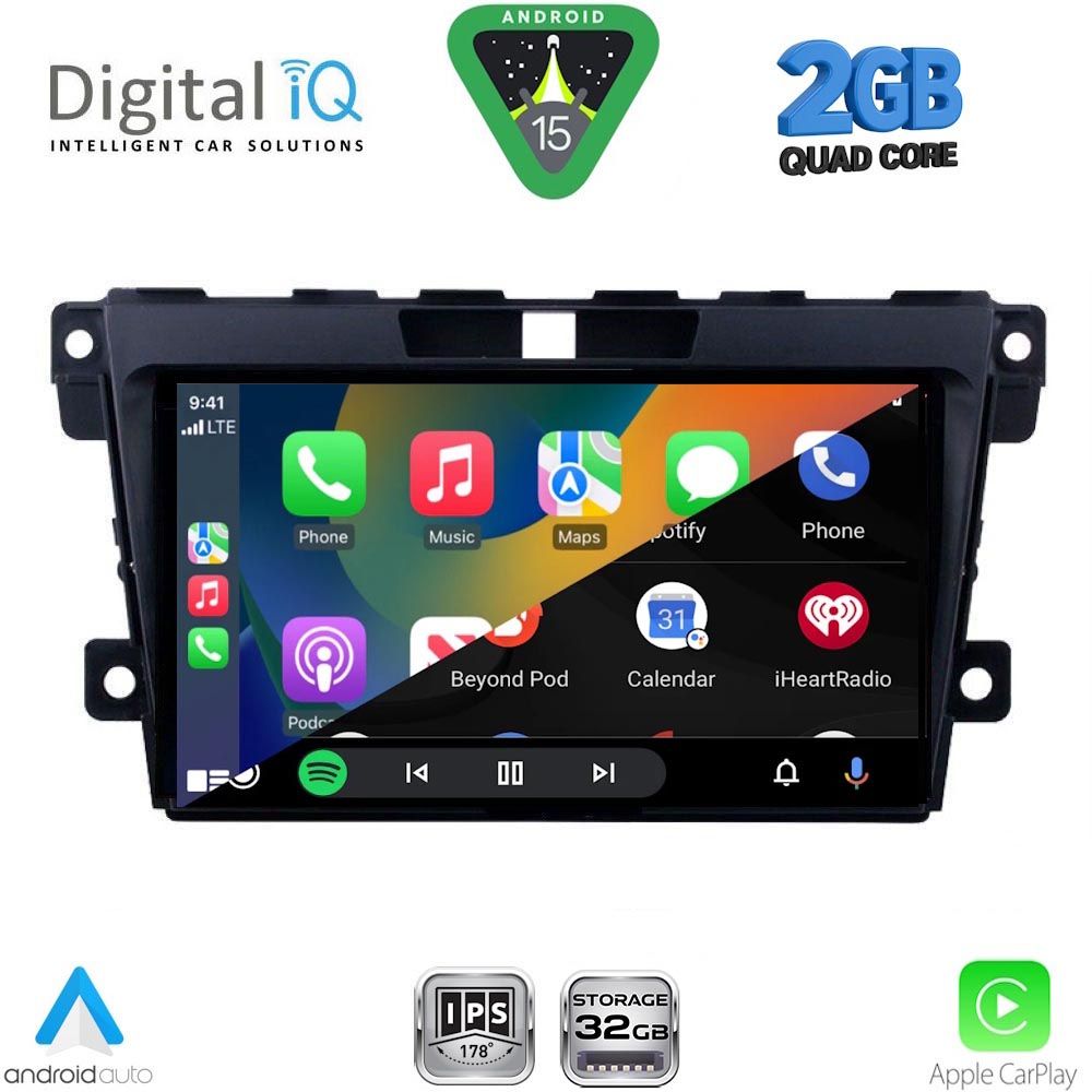 DIGITAL IQ RSD 1389_CPA (9inc) MULTIMEDIA TABLET for MAZDA CX7 mod. 2006-2012 DIGITAL IQ RSD 1389_CPA (9inc) MULTIMEDIA TABLET for MAZDA CX7 mod. 2006-2012
