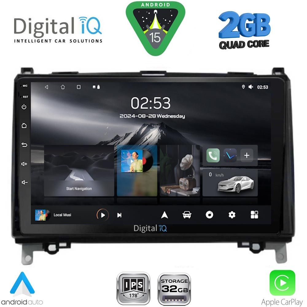DIGITAL IQ RSD 1400_CPA (9inc) MULTIMEDIA TABLET for MERCEDES A – B mod. 2004-2012 - SPRINTER – VITO mod. 2007-2019 DIGITAL IQ RSD 1400_CPA (9inc) MULTIMEDIA TABLET for MERCEDES A – B mod. 2004-2012 - SPRINTER – VITO mod. 2007-2019