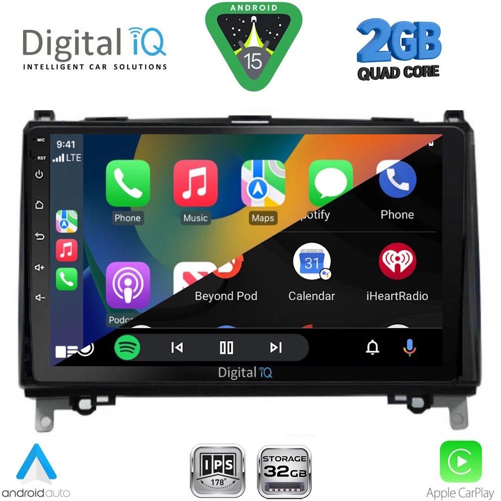 DIGITAL IQ RSD 1400_CPA (9inc) MULTIMEDIA TABLET for MERCEDES A – B mod. 2004-2012 - SPRINTER – VITO mod. 2007-2019 DIGITAL IQ RSD 1400_CPA (9inc) MULTIMEDIA TABLET for MERCEDES A – B mod. 2004-2012 - SPRINTER – VITO mod. 2007-2019