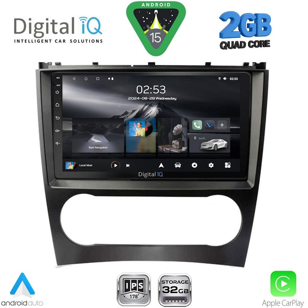 DIGITAL IQ RSD 1404_CPA (9inc) MULTIMEDIA TABLET for MERCEDES C – CLK (W203-209) mod. 2004-2008 DIGITAL IQ RSD 1404_CPA (9inc) MULTIMEDIA TABLET for MERCEDES C – CLK (W203-209) mod. 2004-2008