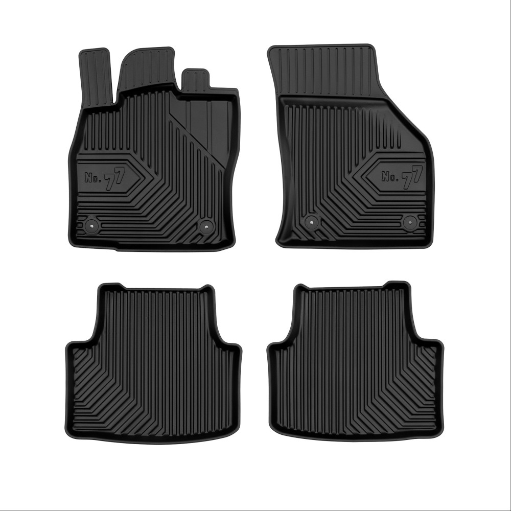 Πατάκια Αυτοκινήτου No77 Σκαφάκια για Skoda Octavia A7 2013-2019 Octavia A8 (όχι Mild Hybrid) 2020-> 4τμχ Frogum Πατάκια Αυτοκινήτου No77 Σκαφάκια για Skoda Octavia A7 2013-2019 Octavia A8 (όχι Mild Hybrid) 2020-> 4τμχ Frogum