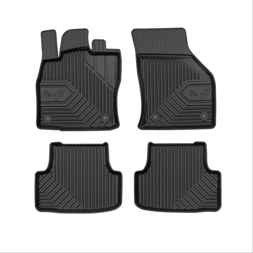 Πατάκια Αυτοκινήτου No77 Σκαφάκια για Seat Leon 2012-2020 VW Golf 7 2012-2019 VW T-Roc 2017-> 4τμχ Frogum Πατάκια Αυτοκινήτου No77 Σκαφάκια για Seat Leon 2012-2020 VW Golf 7 2012-2019 VW T-Roc 2017-> 4τμχ Frogum