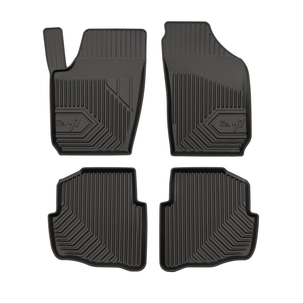 Πατάκια Αυτοκινήτου No77 Σκαφάκια για Skoda Fabia 1999-2007 4τμχ Frogum Πατάκια Αυτοκινήτου No77 Σκαφάκια για Skoda Fabia 1999-2007 4τμχ Frogum