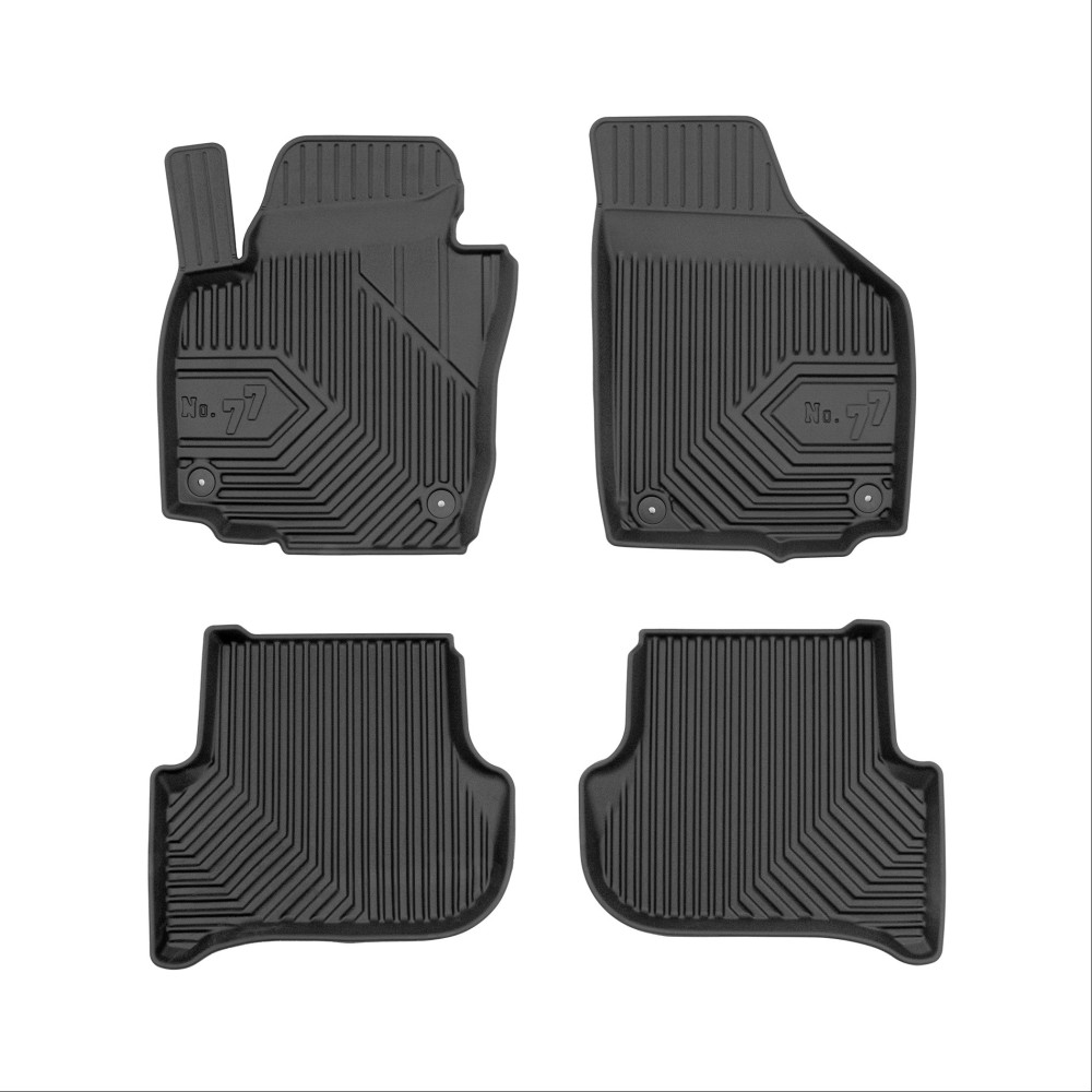 Πατάκια Αυτοκινήτου No77 Σκαφάκια για Skoda Yeti 2009-2018 4τμχ Frogum Πατάκια Αυτοκινήτου No77 Σκαφάκια για Skoda Yeti 2009-2018 4τμχ Frogum