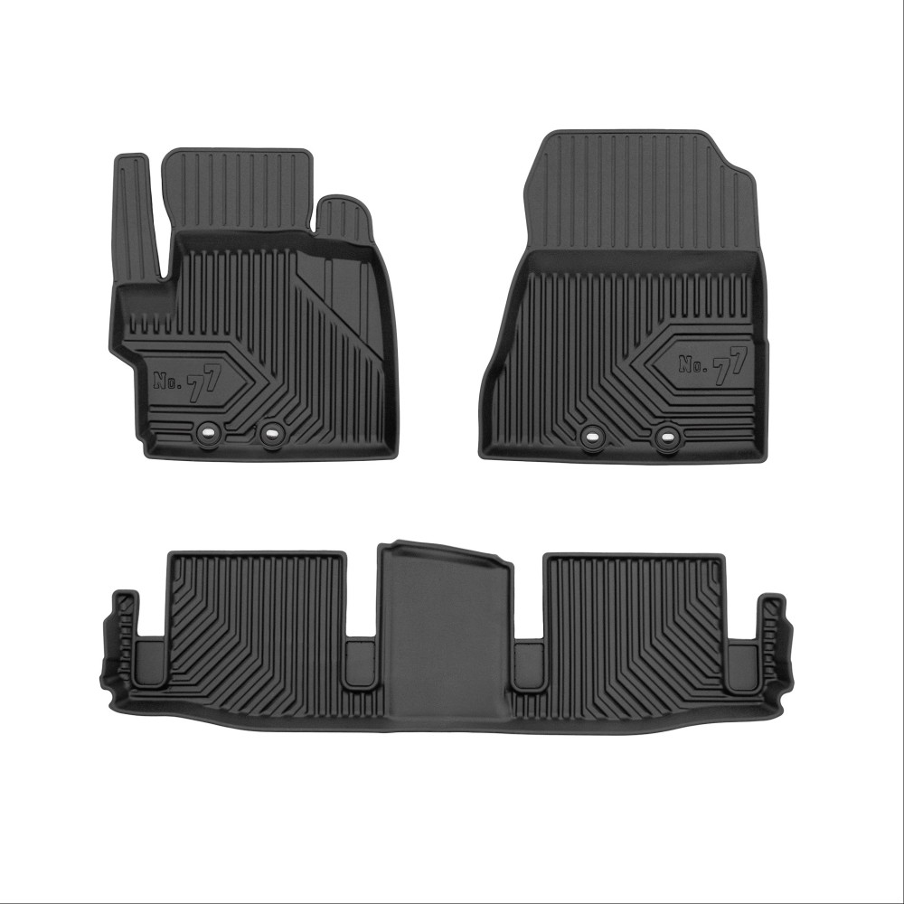 Πατάκια Αυτοκινήτου No77 Σκαφάκια για Toyota IQ 2008-2015 3τμχ Frogum Πατάκια Αυτοκινήτου No77 Σκαφάκια για Toyota IQ 2008-2015 3τμχ Frogum