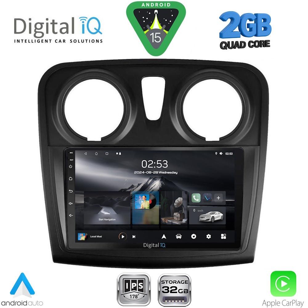 DIGITAL IQ RSD 1108RD_CPA (9inc) MULTIMEDIA TABLET for DACIA LOGAN – SANDERO mod. 2012-2019 DIGITAL IQ RSD 1108RD_CPA (9inc) MULTIMEDIA TABLET for DACIA LOGAN – SANDERO mod. 2012-2019