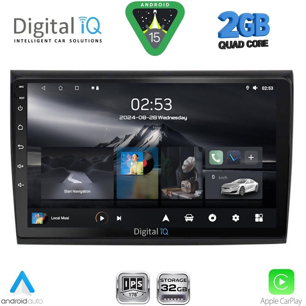 DIGITAL IQ RSD 1136_CPA (9inc) MULTIMEDIA TABLET for FIAT BRAVO mod. 2007-2019 DIGITAL IQ RSD 1136_CPA (9inc) MULTIMEDIA TABLET for FIAT BRAVO mod. 2007-2019