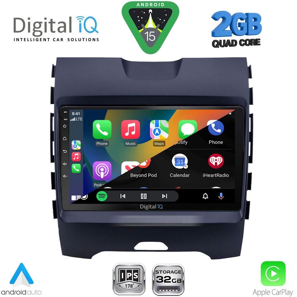 DIGITAL IQ RSD 1152_CPA (9inc) MULTIMEDIA TABLET for FORD EDGE mod. 2015-2023 DIGITAL IQ RSD 1152_CPA (9inc) MULTIMEDIA TABLET for FORD EDGE mod. 2015-2023