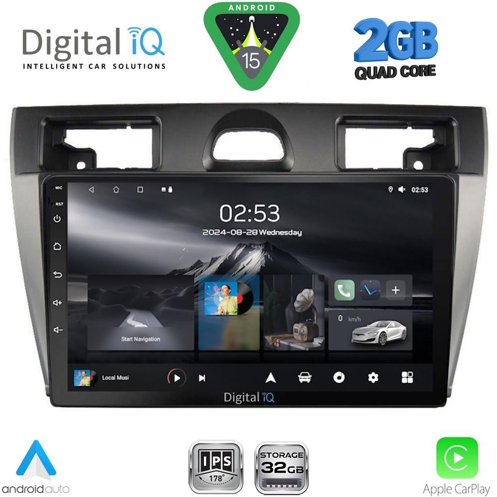 DIGITAL IQ RSD 1153SL_CPA (9inc) MULTIMEDIA TABLET for FORD FIESTA mod. 2005-2008 (SILVER) DIGITAL IQ RSD 1153SL_CPA (9inc) MULTIMEDIA TABLET for FORD FIESTA mod. 2005-2008 (SILVER)