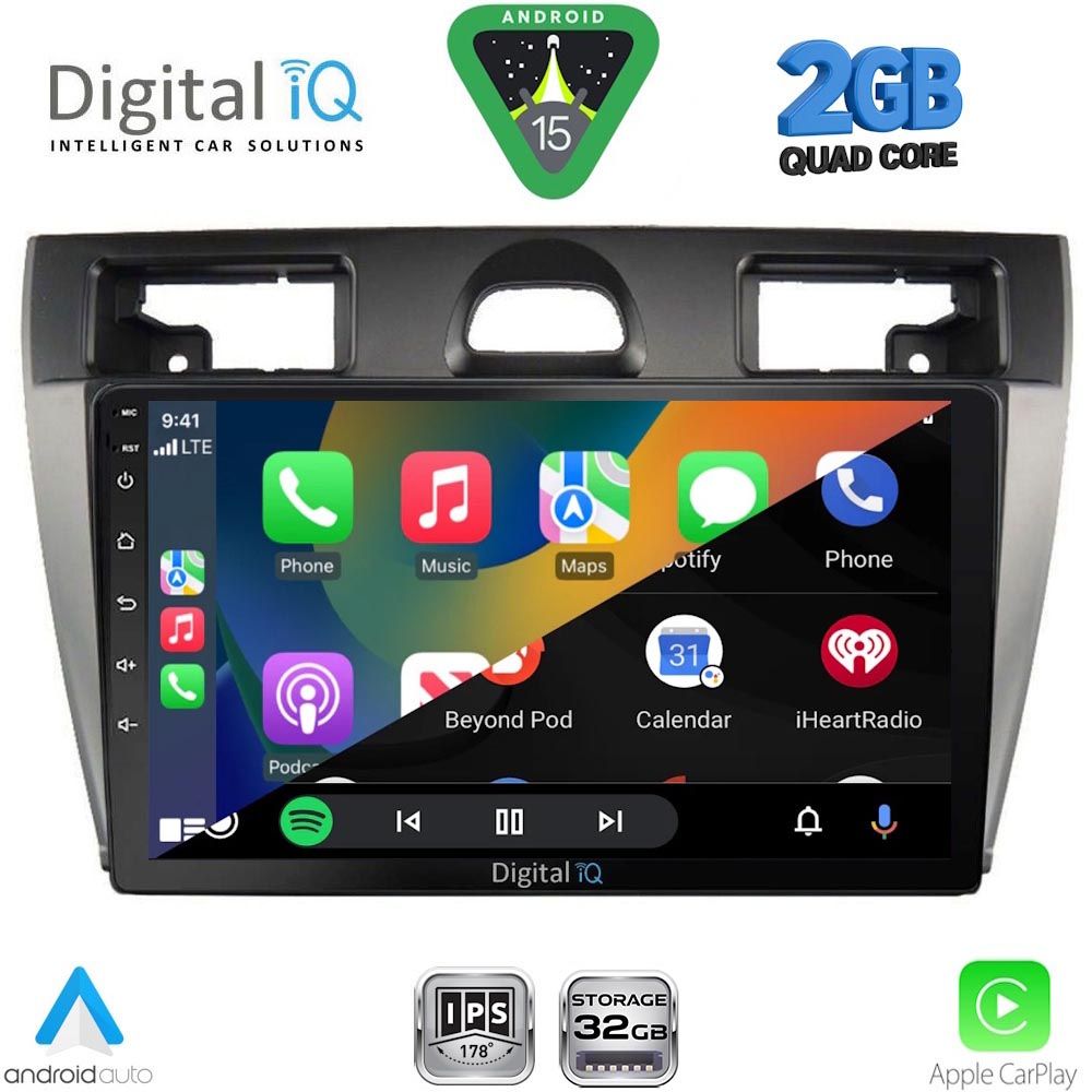 DIGITAL IQ RSD 1153SL_CPA (9inc) MULTIMEDIA TABLET for FORD FIESTA mod. 2005-2008 (SILVER) DIGITAL IQ RSD 1153SL_CPA (9inc) MULTIMEDIA TABLET for FORD FIESTA mod. 2005-2008 (SILVER)