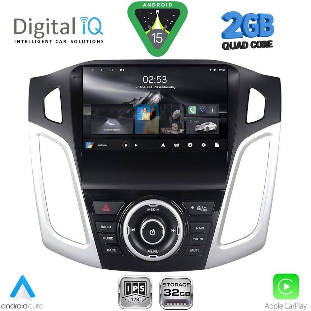 DIGITAL IQ RSD 1157_CPA (9inc) MULTIMEDIA TABLET for FORD FOCUS mod. 2011-2018 DIGITAL IQ RSD 1157_CPA (9inc) MULTIMEDIA TABLET for FORD FOCUS mod. 2011-2018