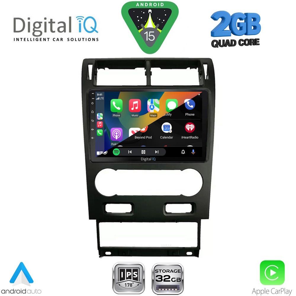 DIGITAL IQ RSD 1161A_CPA (9inc) MULTIMEDIA TABLET for FORD MONDEO mod. 2003-2006 DIGITAL IQ RSD 1161A_CPA (9inc) MULTIMEDIA TABLET for FORD MONDEO mod. 2003-2006