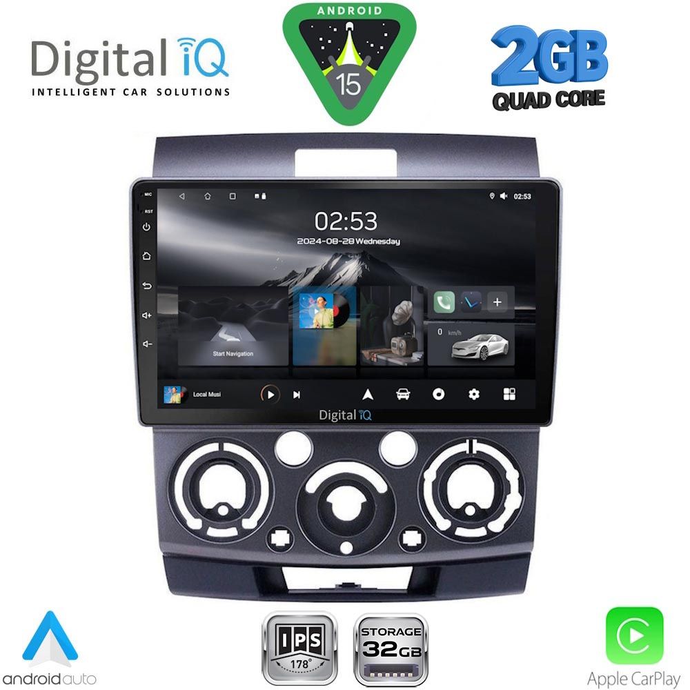 DIGITAL IQ RSD 1170_CPA (9inc) MULTIMEDIA TABLET for FORD RANGER | MAZDA BT50 mod. 2006-2011 DIGITAL IQ RSD 1170_CPA (9inc) MULTIMEDIA TABLET for FORD RANGER | MAZDA BT50 mod. 2006-2011